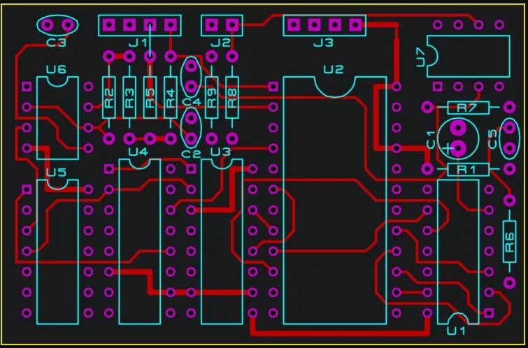 PCB design software for optimizing component placement and noise reduction