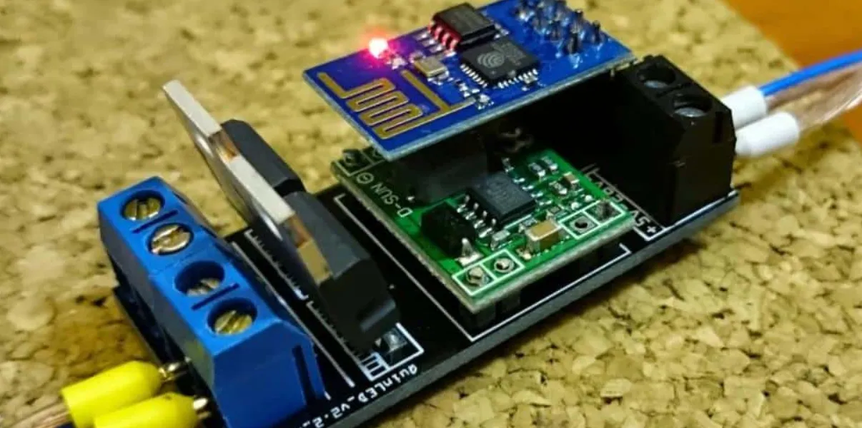 Compact Wi-Fi module PCB with blind vias for advanced DIY design