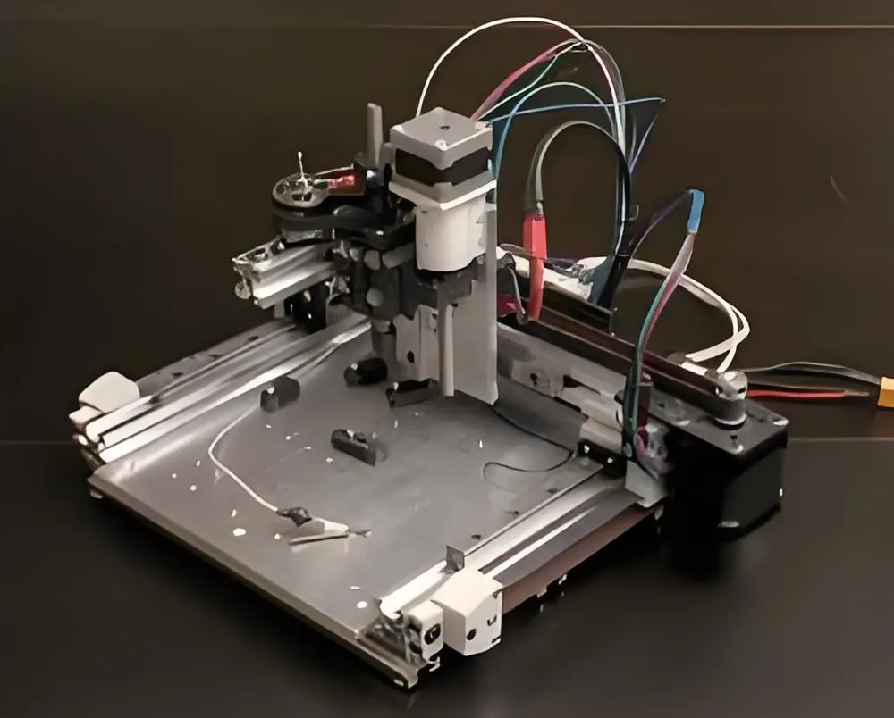 CNC PCB routing machine in operation