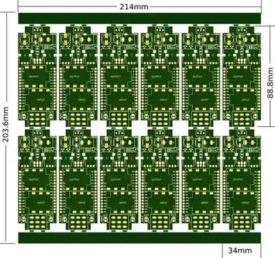 PCB Panelization Layout Example