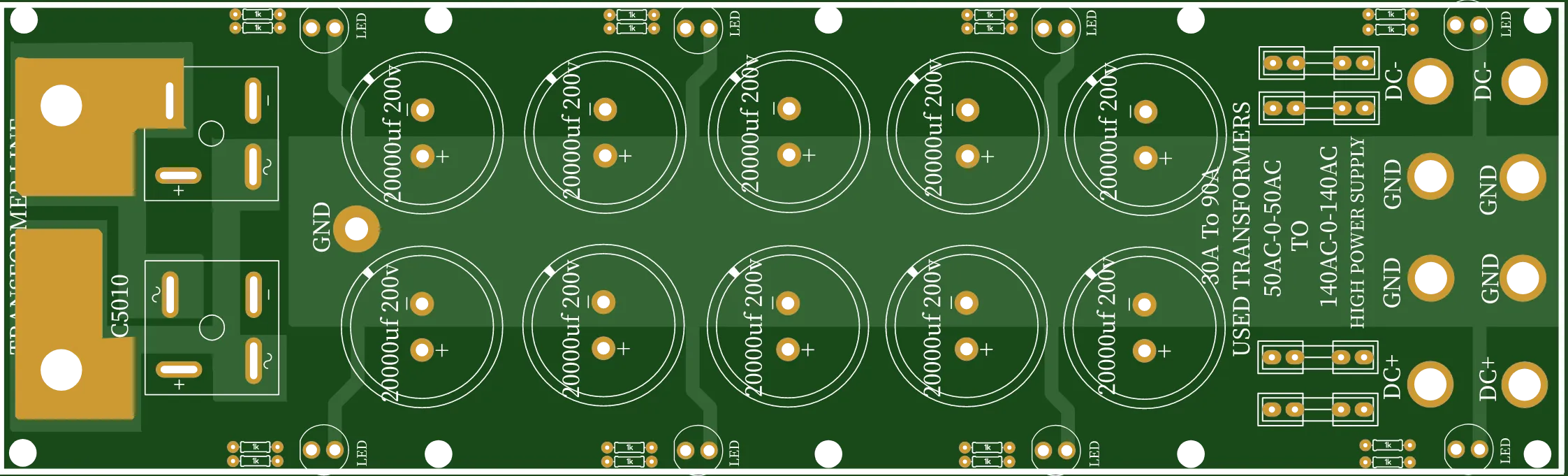 PCB Layout Example for Power Supply
