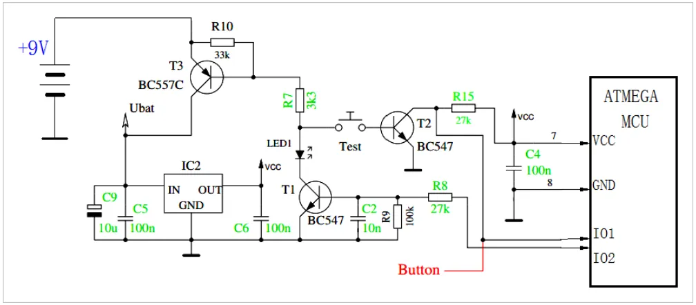 Simplified circuit diagram