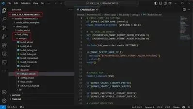 MCX A SDK supports CI/CD and command-line build tools