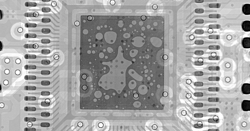X-ray Image of PCBA BGA Components