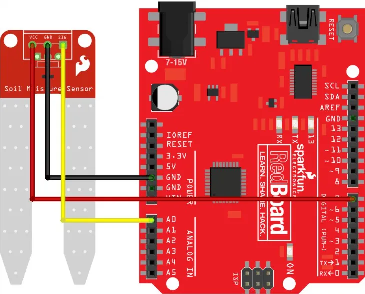 Custom PCB design for DIY soil moisture sensor in software