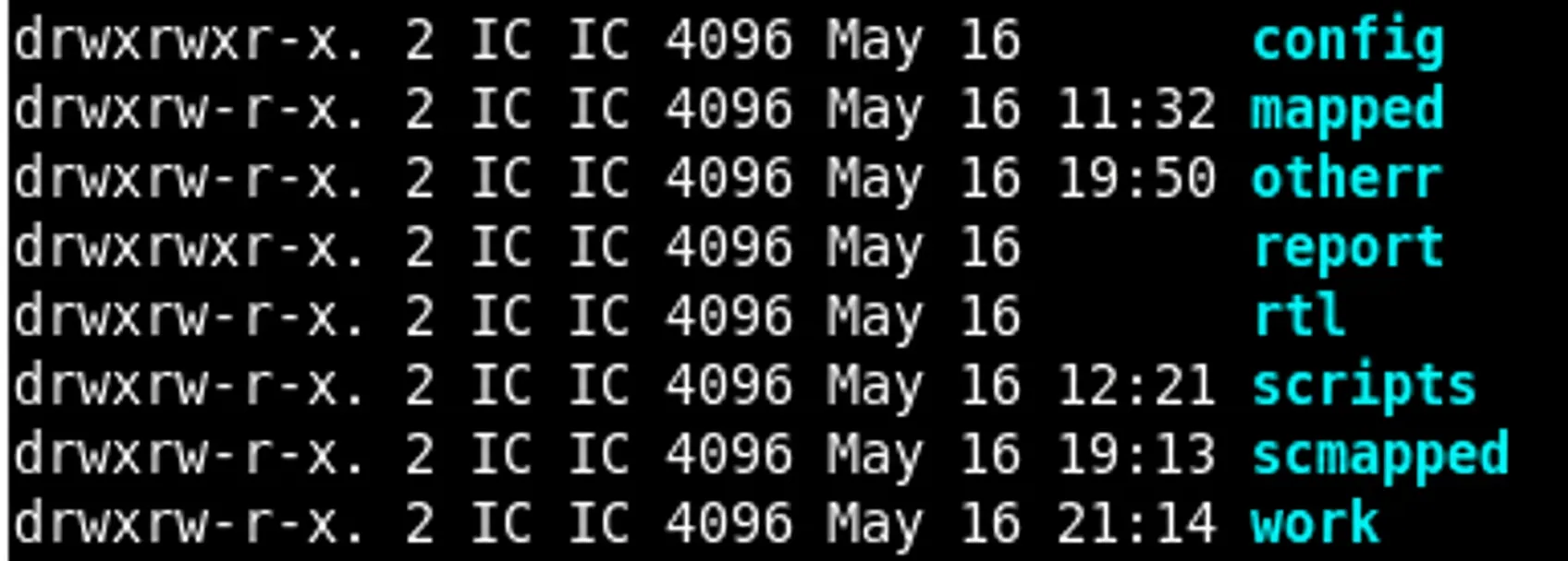 Project structure screenshot