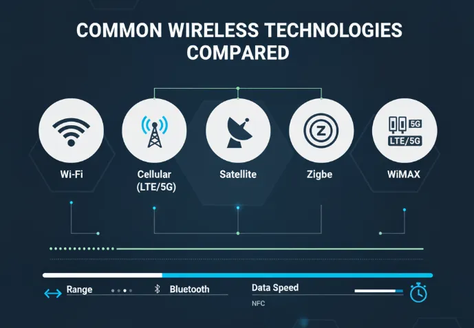 Common Wireless Technologies Compared