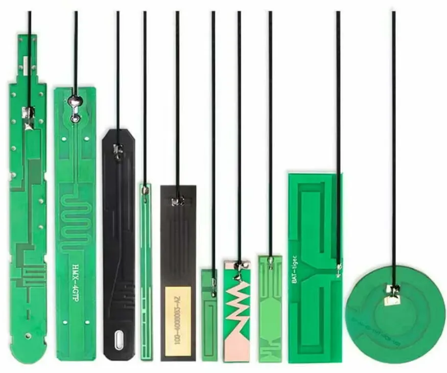 PCB antenna integrated into IoT device design.