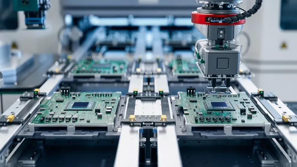 PCB in industrial automation control system