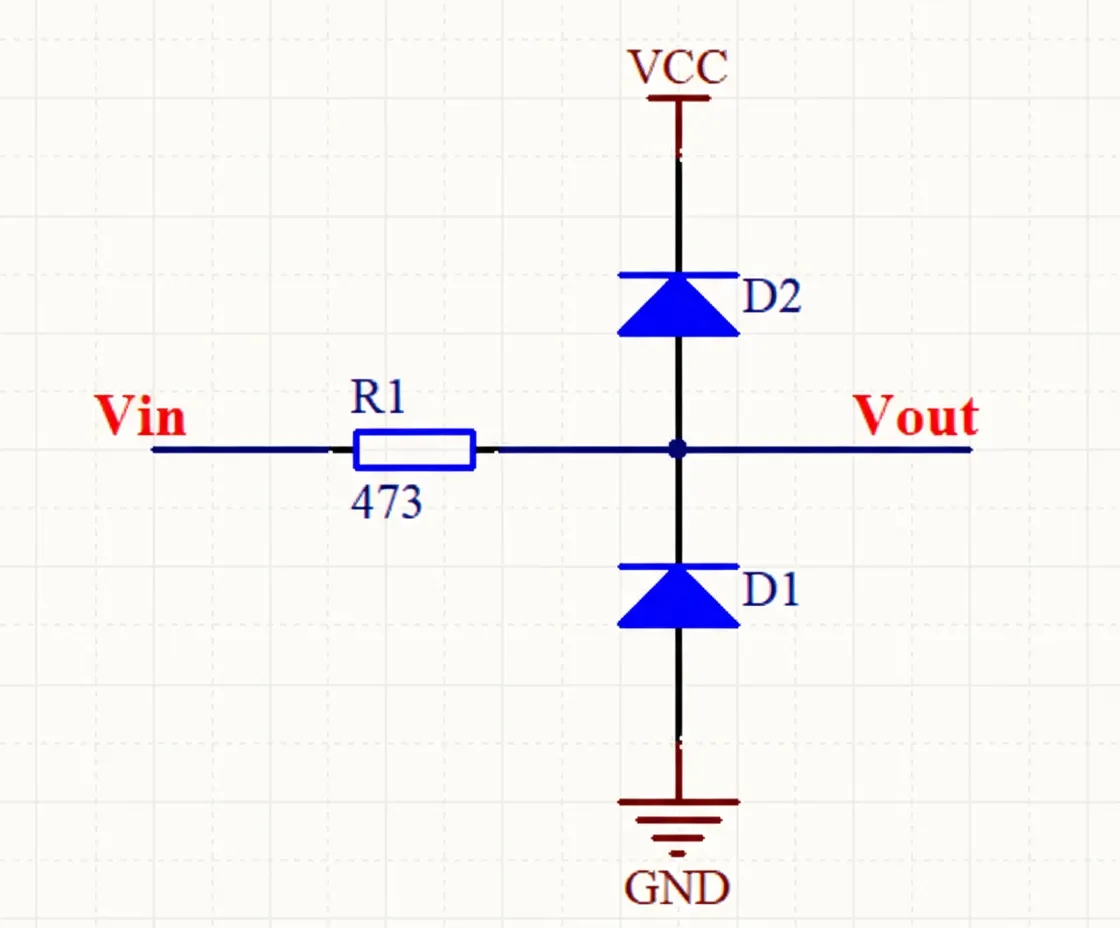 diode clamp protection example