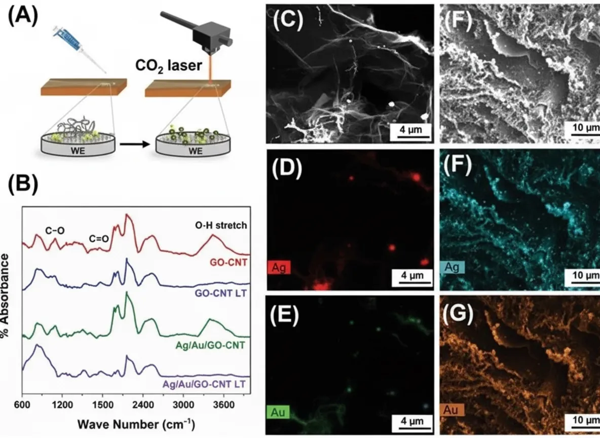 Wearable Sweat Biosensor for Continuous Glucose