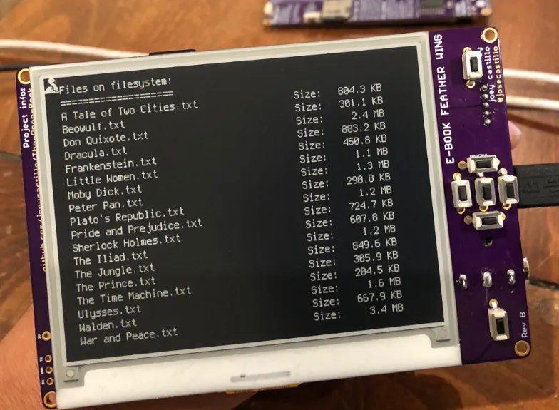 Internal PCB View of an E-Reader Device