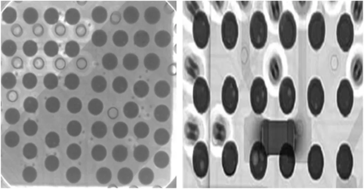 Clear vs Blurry X-ray PCB Image