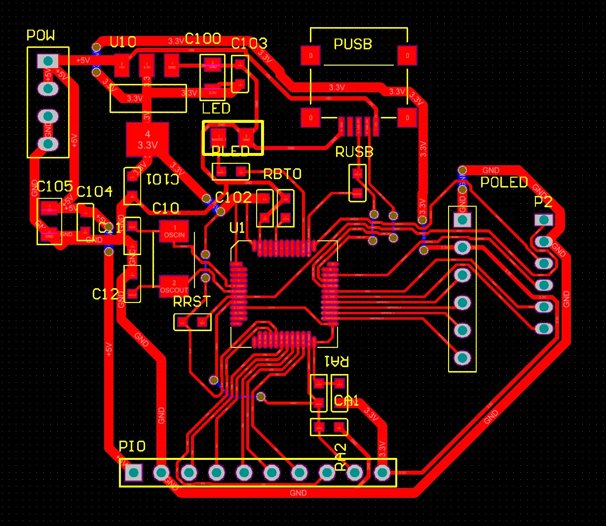 Guard traces for crosstalk reduction in PCB design