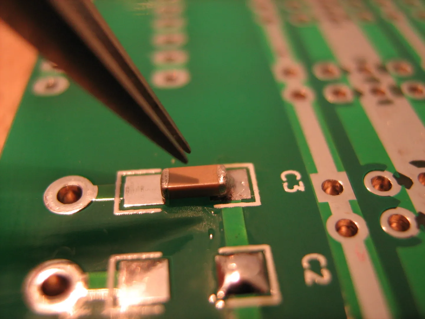 Component Placement on Solder Paste