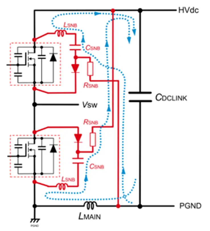 Design of Non-Discharging RCD Snubber for SiC MOSFET