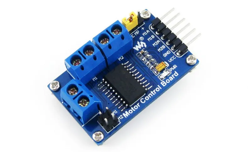 ndustrial automation PCB with high-current traces and thermal management components.