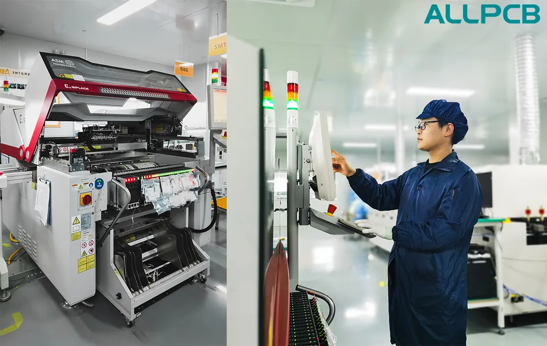 Automated SMT assembly line for efficient PCB production