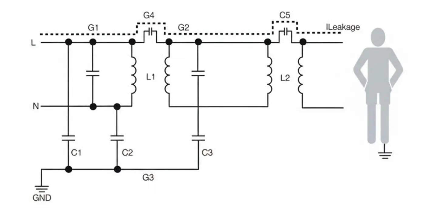 Simplified power system model with secondary DC-DC isolation