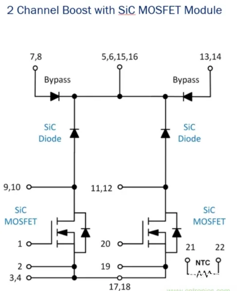 SiC improves solar boost converter efficiency diagram