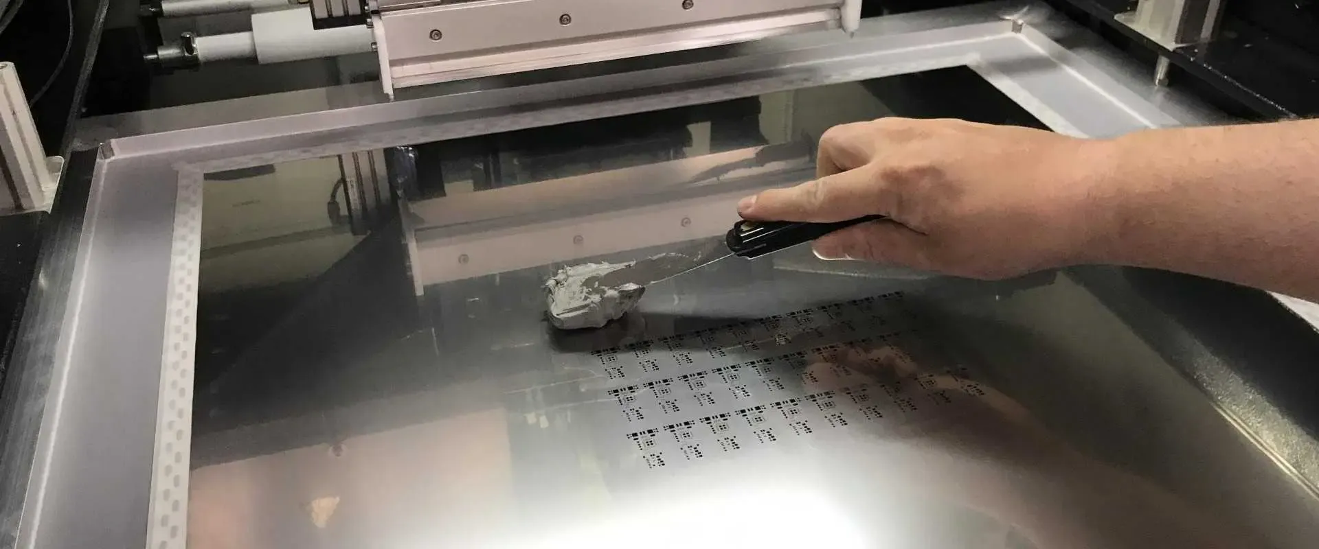 Precision stencil for PCB assembly with solder paste application