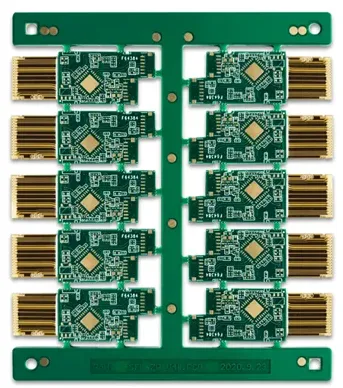 Depaneling process of PCB with tab routing for separation