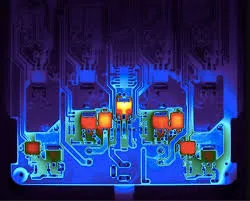 Thermal Imaging of LED PCB