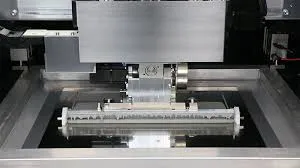 PCB stencil aligned for solder paste printing in SMT assembly