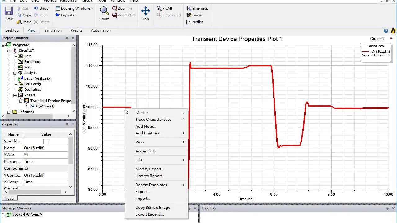  TDR simulation 