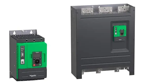 Smallest (left) and largest (right) ATS480 series units