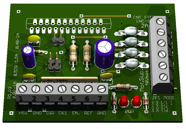 Thick PCB used in a high-current motor controller for industrial applications