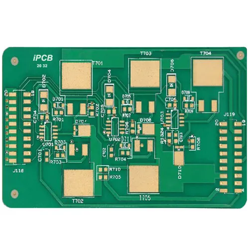Comparison of ENIG vs HASL PCB surface finish showing flat gold layer.