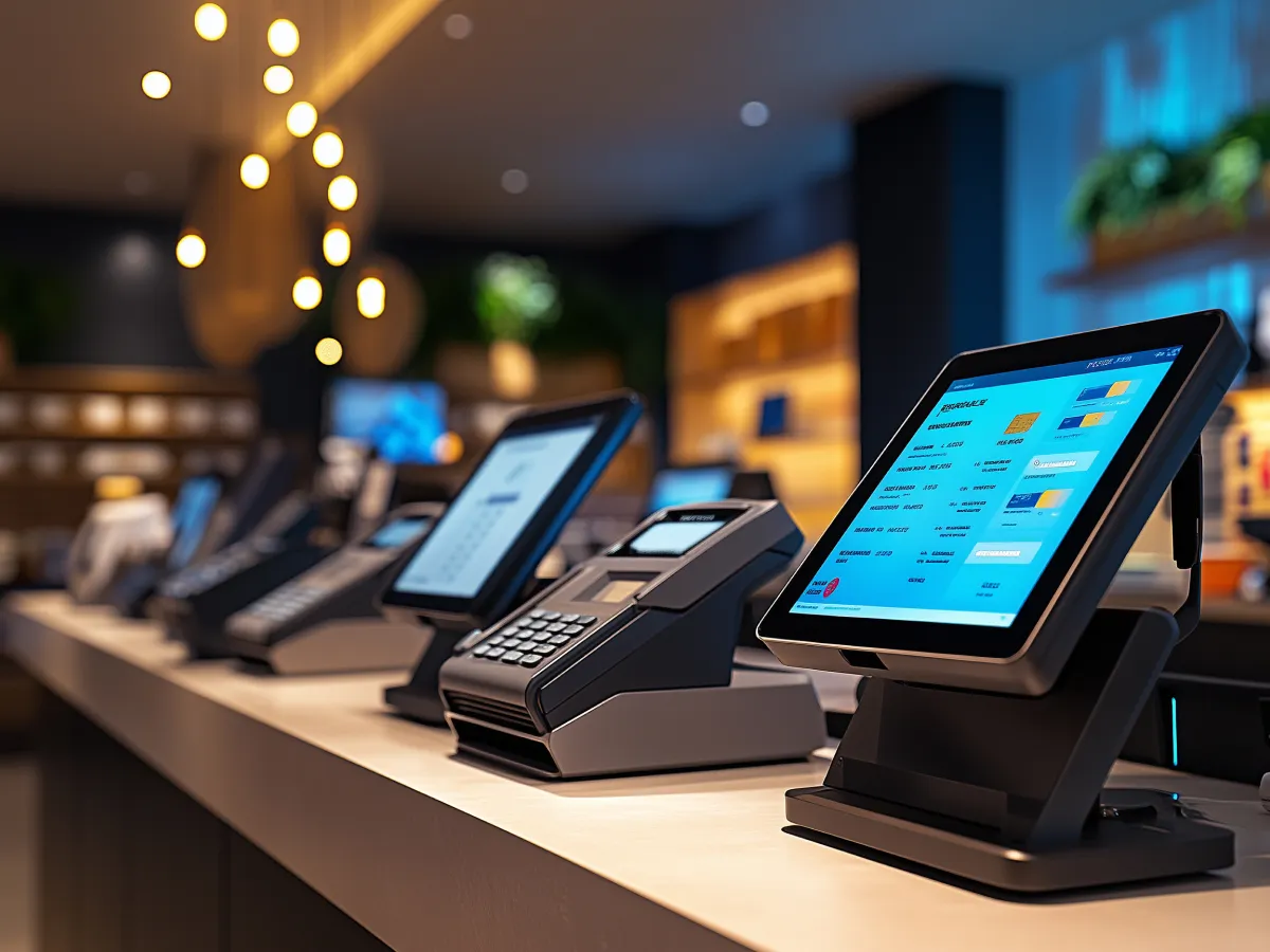 POS system in retail environment showcasing hardware reliability