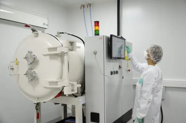 Vacuum chamber for outgassing testing of PCB materials