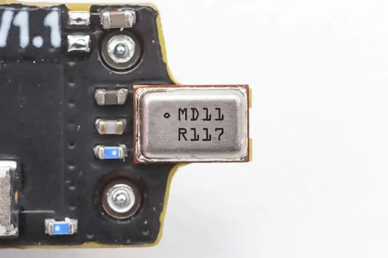Other side of the earbud mainboard