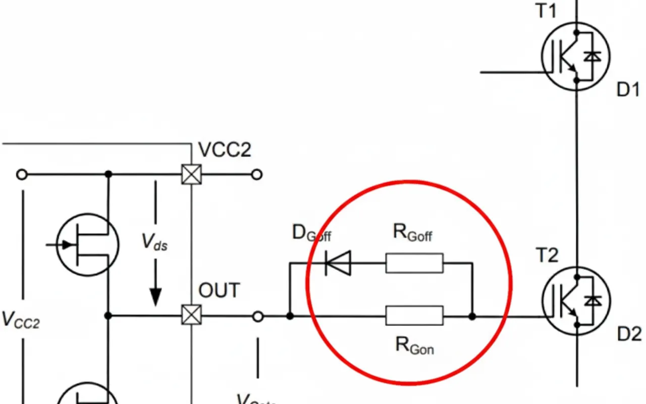 many MOSFET circuits include a series resistor at the gate, as shown below