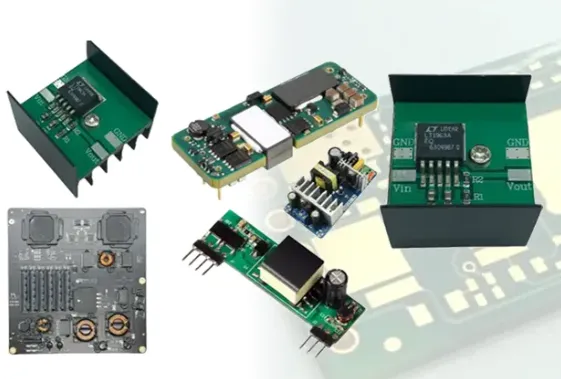 Assembled MCPCB for a high-power supply module with heatsink attached
