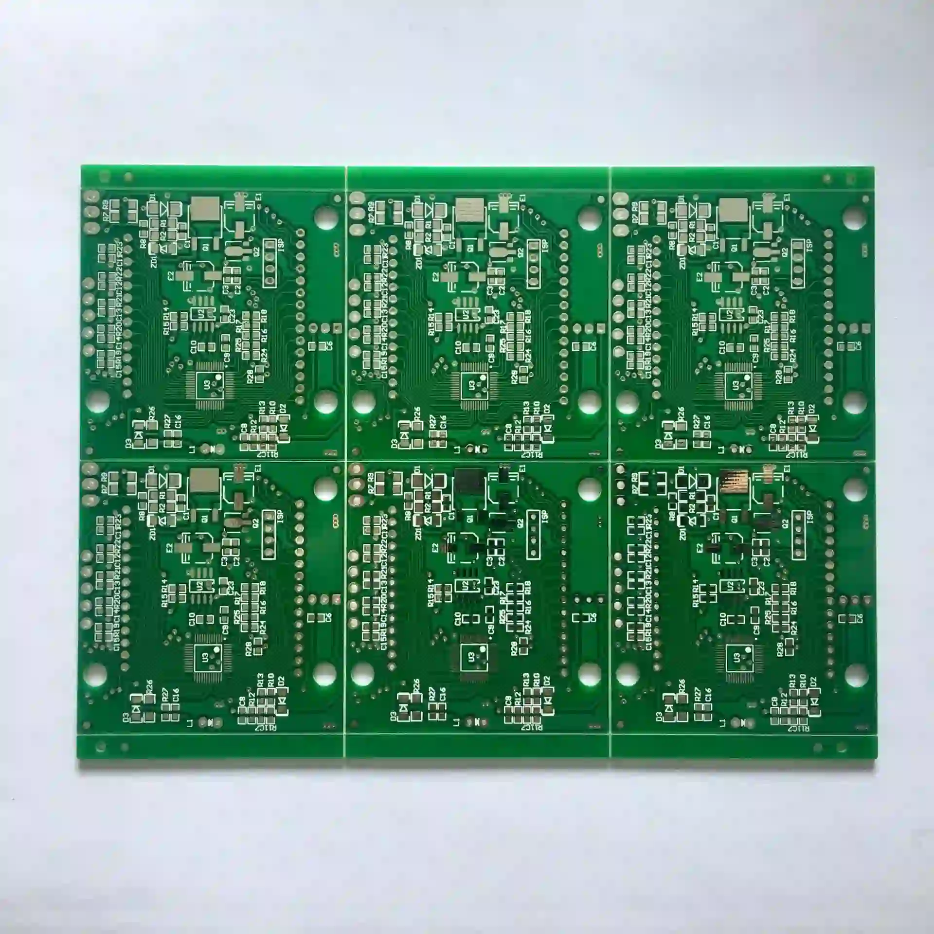 PCB Panel with Mixed Gloss Levels