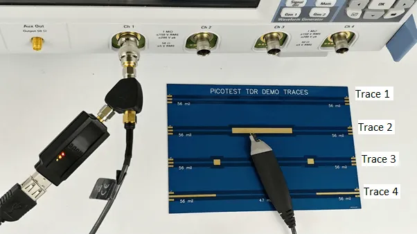 Impedance Measurement Setup on PCB