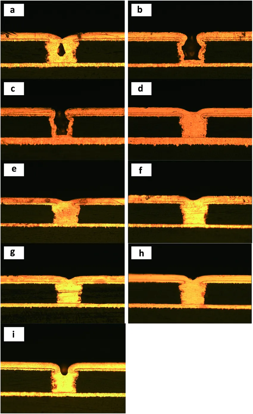 Microvia Cross-Section