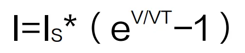 the diode current-voltage relationship