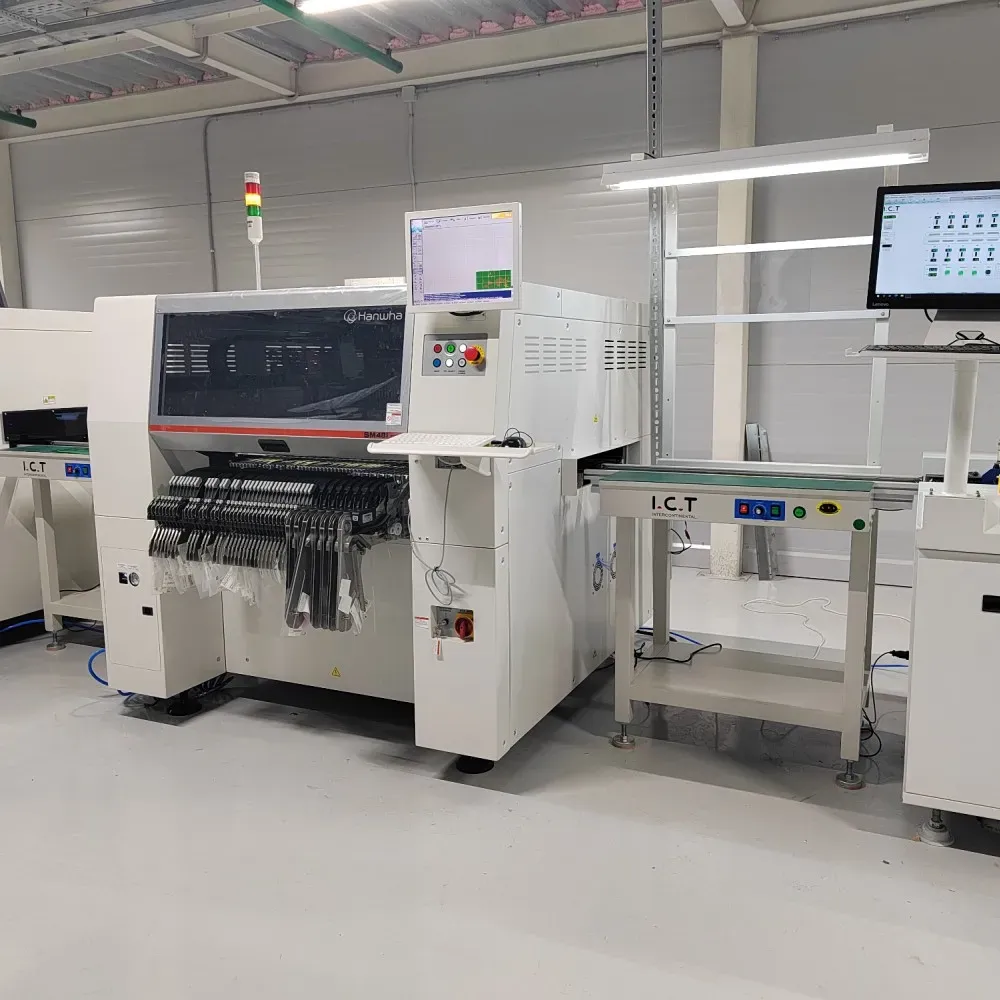 SMT Assembly Line with Pick-and-Place Machine