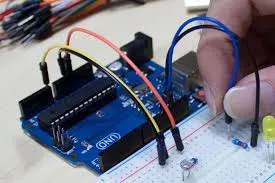 "Arduino used as a DIY PCB tester for budget diagnostics."