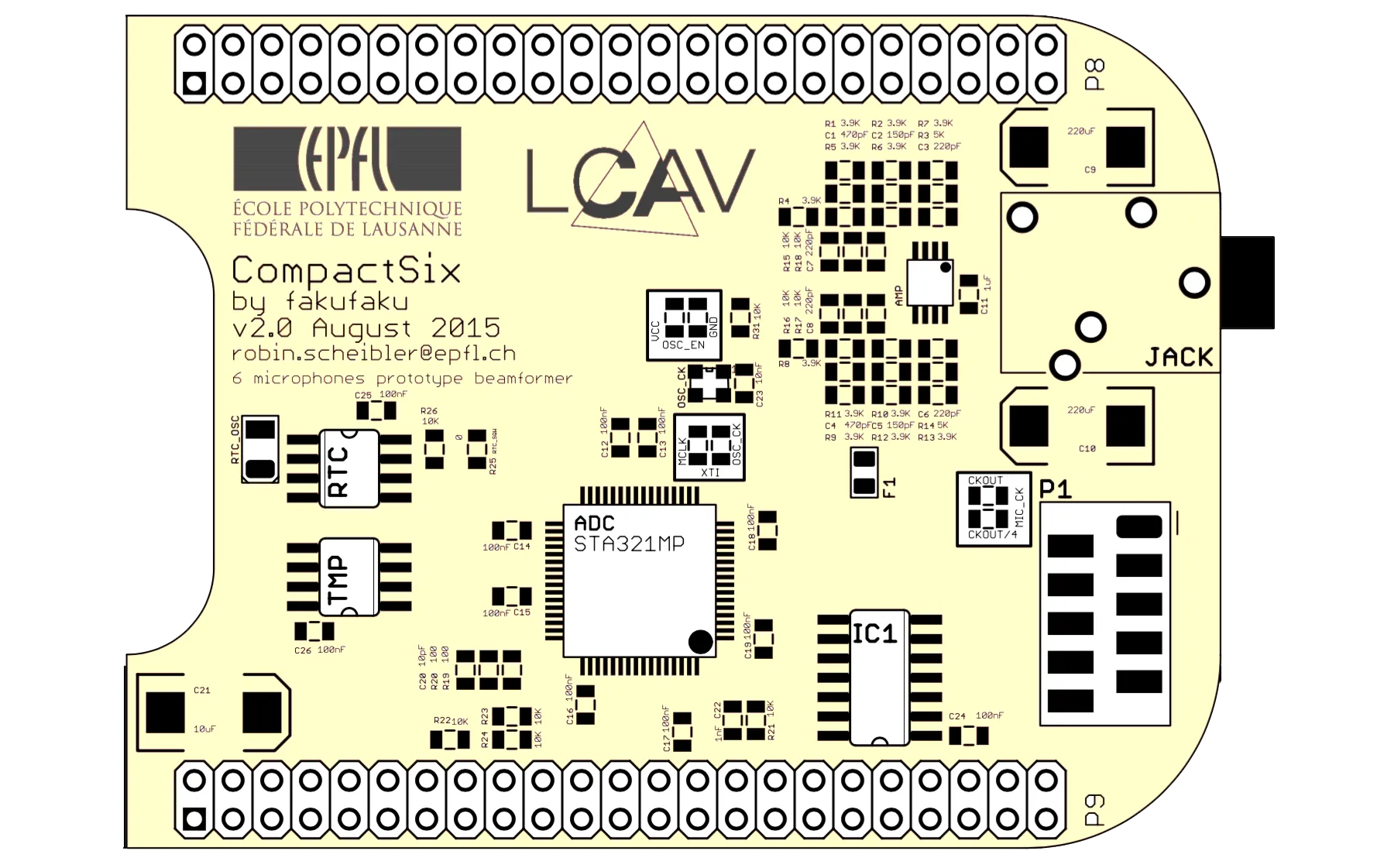 microphone array pcb layout