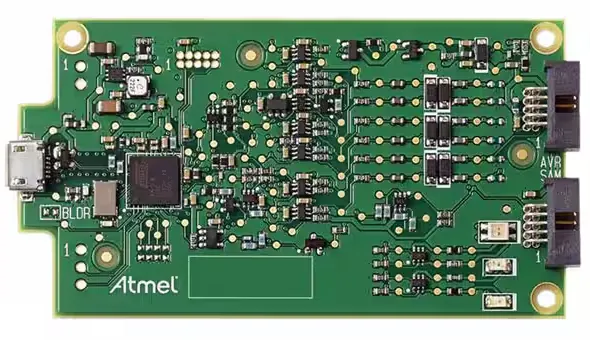 PCB layout with optimal component spacing for manufacturability