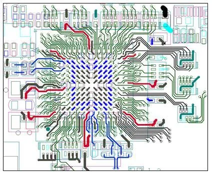 Complex BGA Footprint Layout