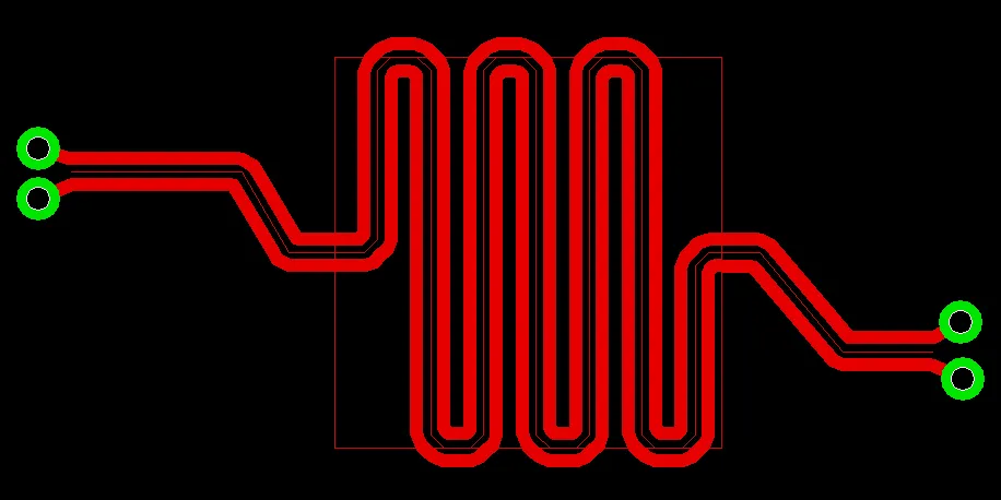 serpentine routing