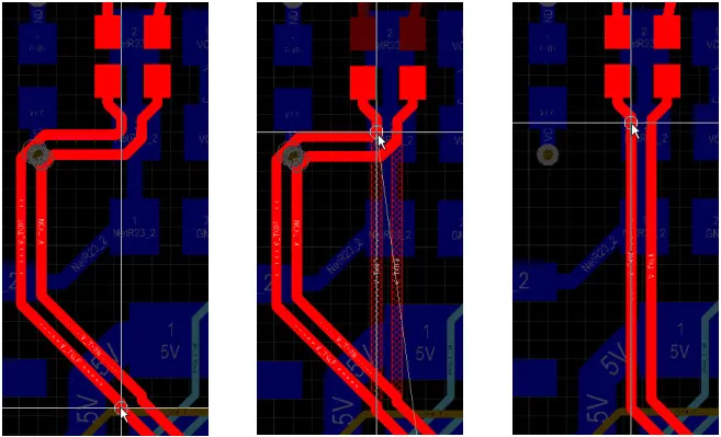 Differential pair routing on a 10-layer PCB for signal integrity