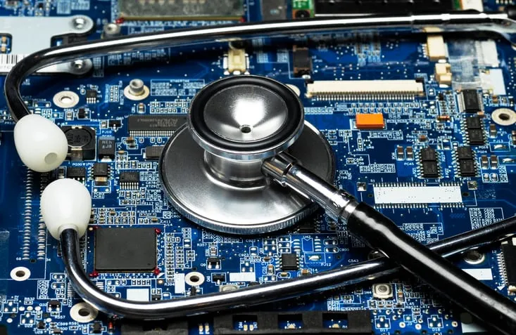 Medical device with PCB for healthcare technology