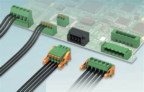 Wire-to-board connector with cables connected to a PCB